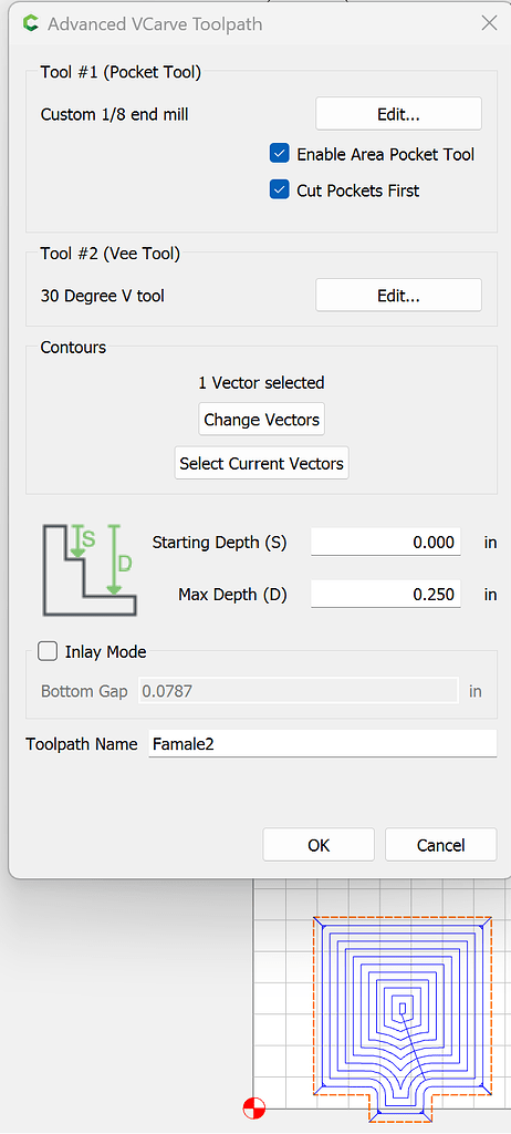 Help With Advanced Vcarve Inlay Carbide Create Carbide 3D Community