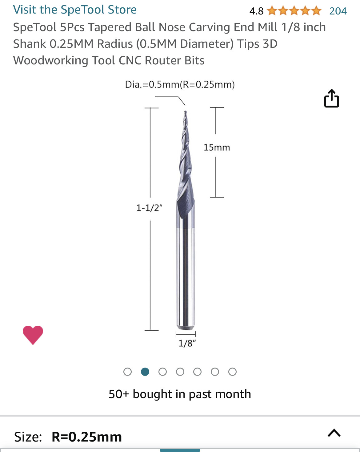 SpeTool tapered ball nose entry- - Carbide Create - Carbide 3D Community  Site