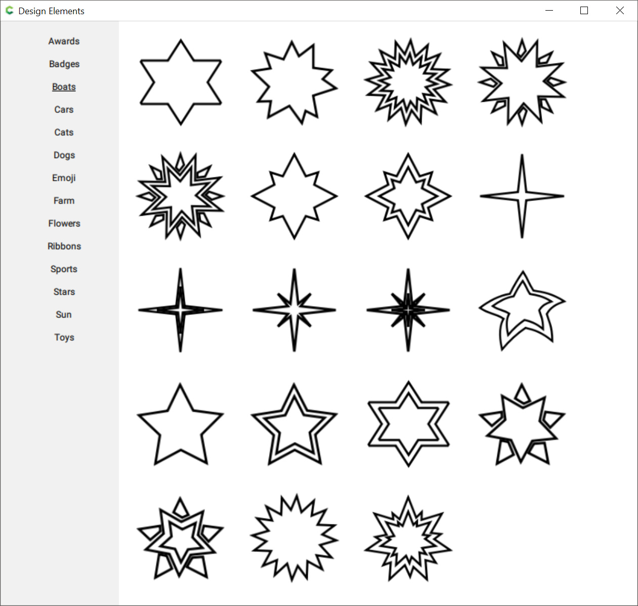 3d star sketch