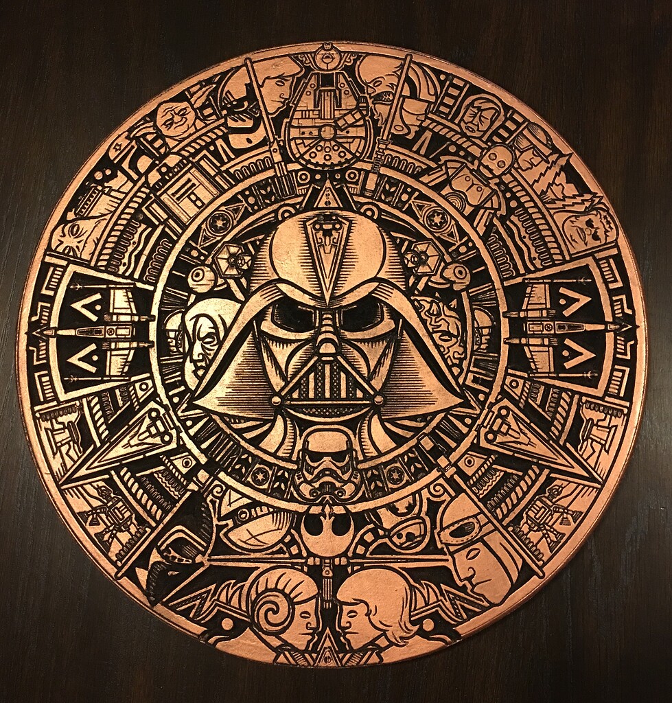 Star Wars Aztec Calendar - Gallery - Carbide 3D Community Site