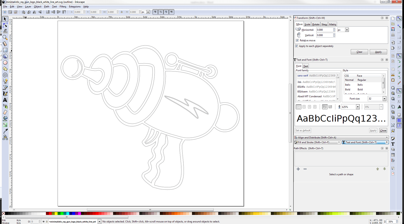 convert photo to line drawing inkscape