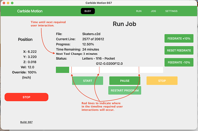 FR Run Job Window