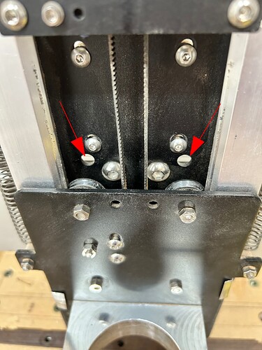 Back plate holes