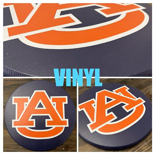 Vinyl Auburn Collage