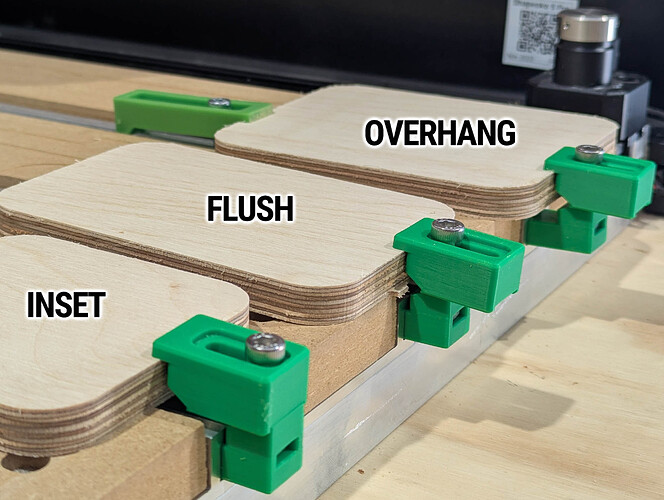 Front Back Edge Clamp for Shapeoko CNC Hybrid Table - 2 ()