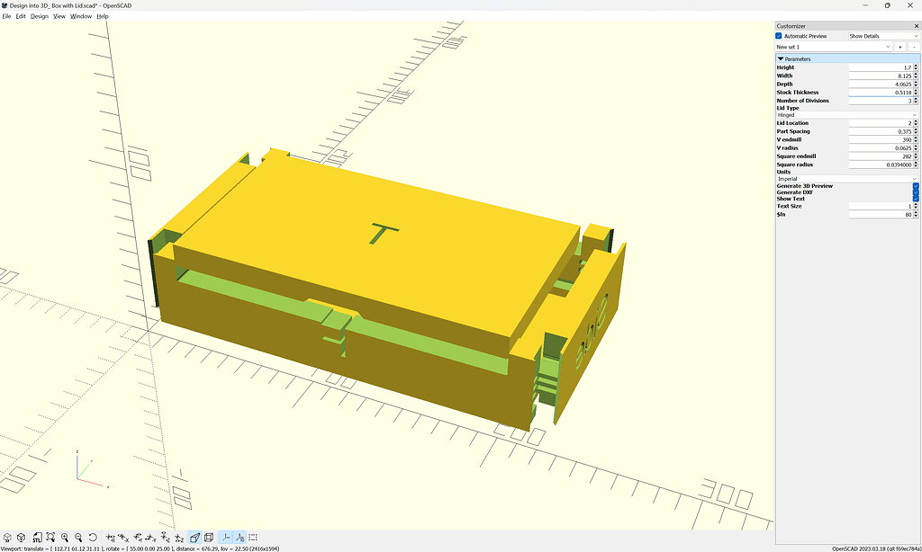 A box of a different size - Tutorials - Carbide 3D Community Site