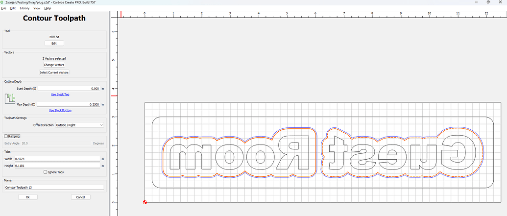 Creating inlays using the new Carbide Create feature - Tutorials ...