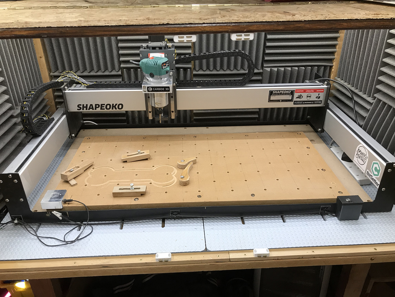 FOR SALE UK Shapeoko XL, VFD, 1.5Kw Water cooled spindle Shapeoko