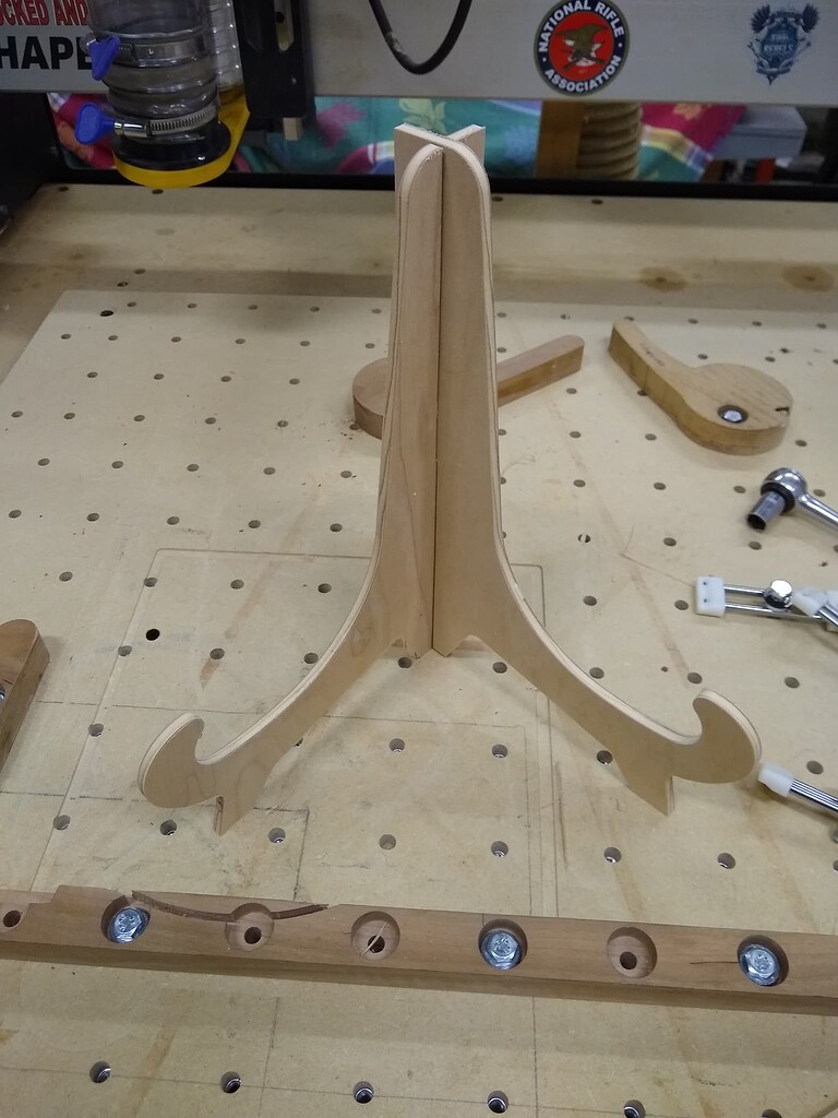 11 Inch Easel 1/4" Plywood Gallery Carbide 3D Community Site