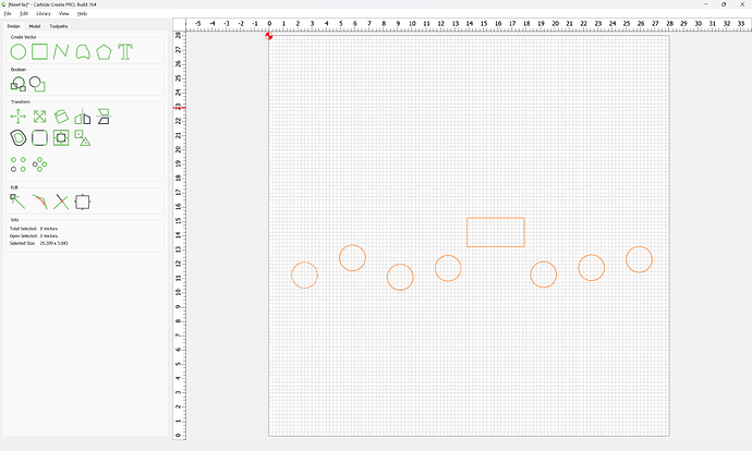 Horizontally distributes center and vertical - Carbide Create - Carbide ...