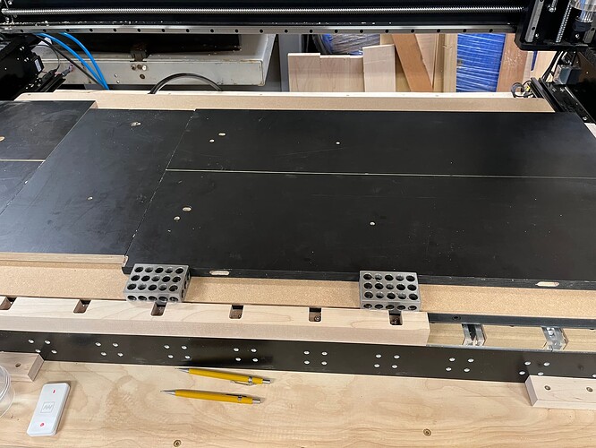 4 Spoilboard with melamine to cut