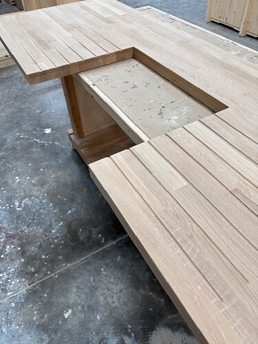 oak worktop