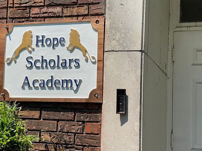 Hope Scholars sign