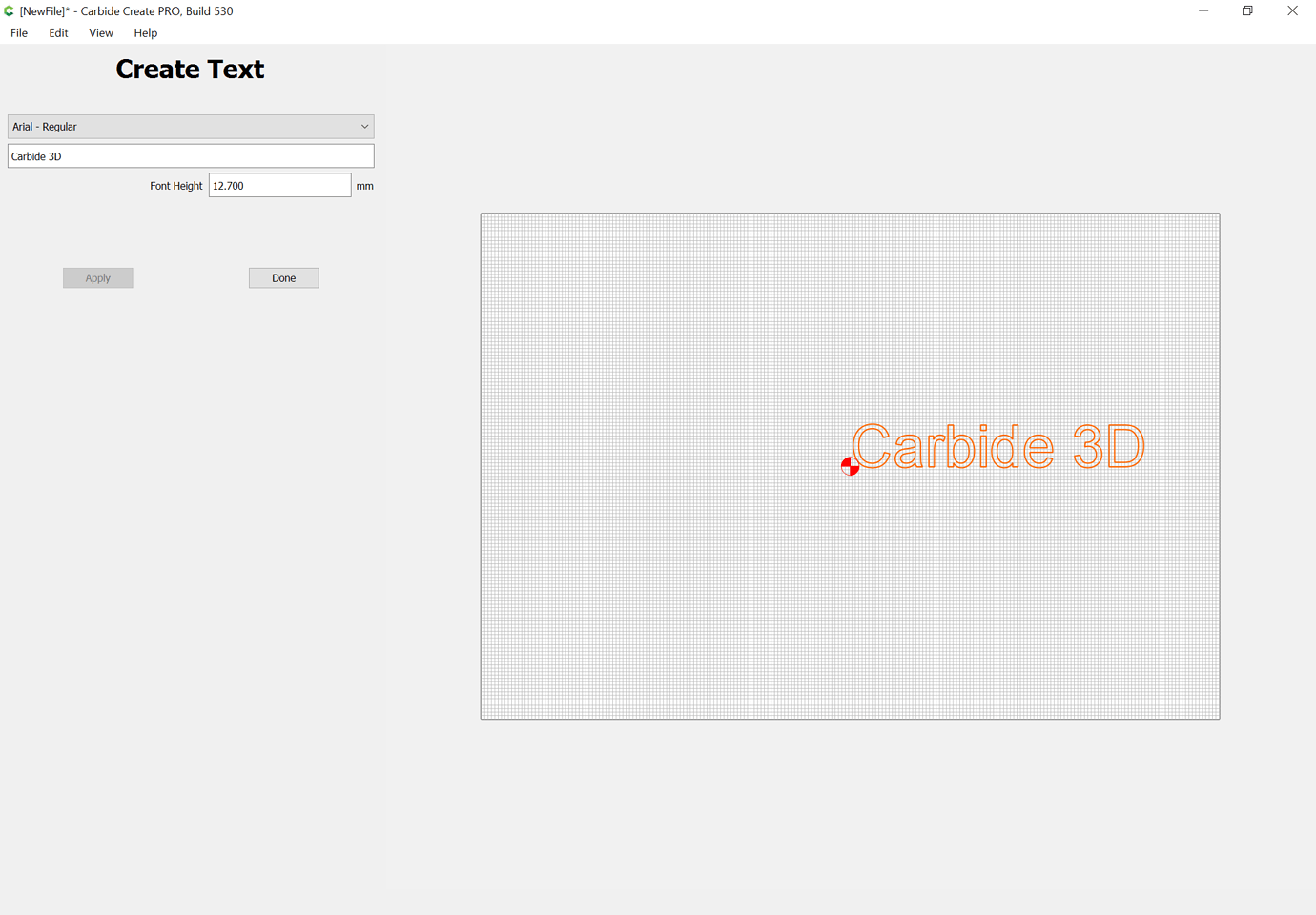 Carbide Create Font Examples Editing text in an existing Carbide Create project file - Carbide ...