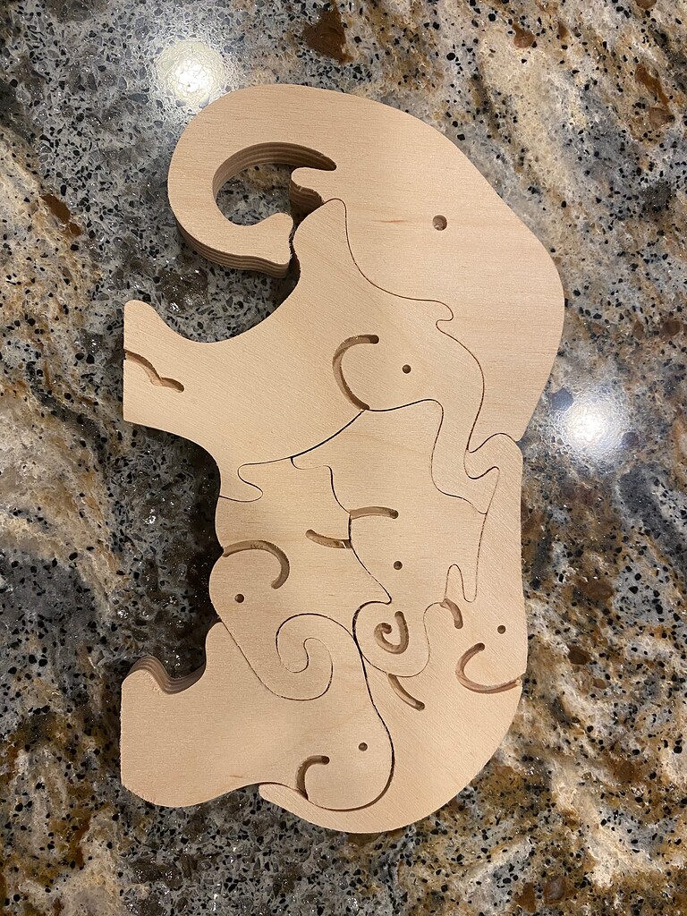 Sharing a elephant puzzle gallery carbide 3d community site