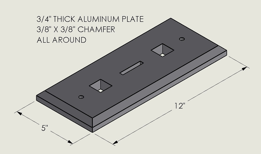 Large Chamfer on Aluminum Plate - Shapeoko - Carbide 3D Community Site