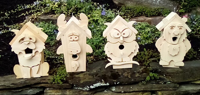 stonewall cropped bird houses