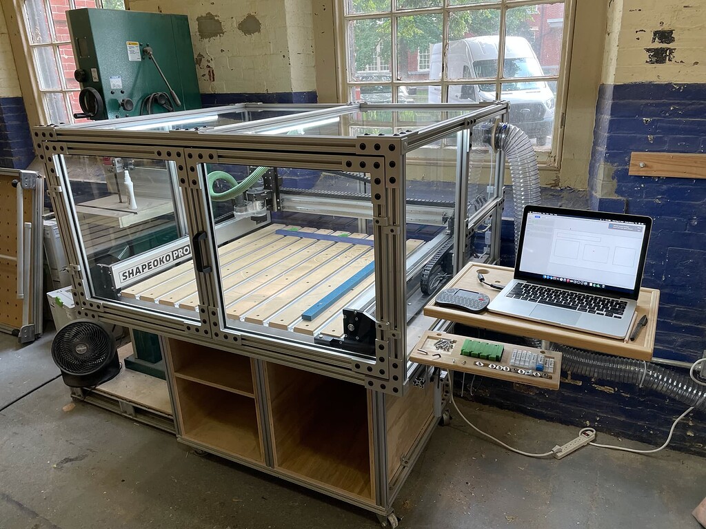Newly finished 8020 Enclosure for Shapeoko Pro XXL Gallery Carbide