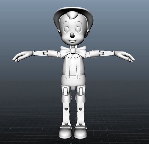 pinocchio-articulated-3d-model-obj-stl