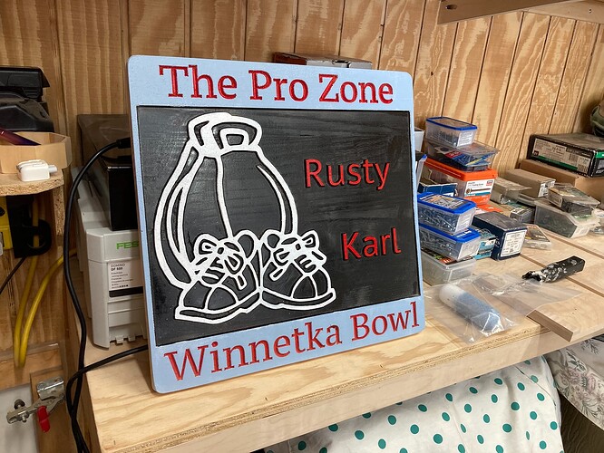 Pro Zone sign