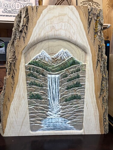 Waterfall in White Ash