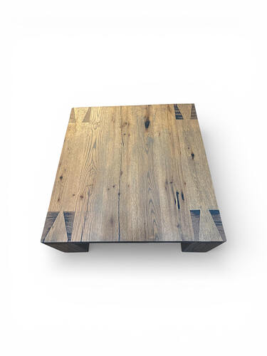 red oak coffee table