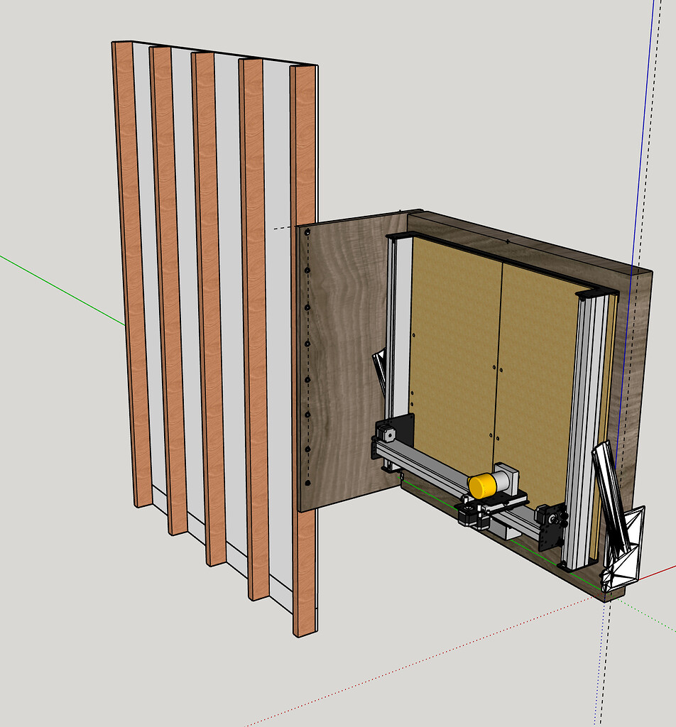 Pneumatic Wall Mounted Cnc Table Build - Shapeoko - Carbide 3d 