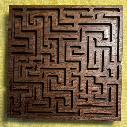 maze finished