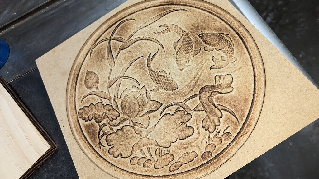 First 3D carve success on mdf Gallery Carbide 3D Community Site