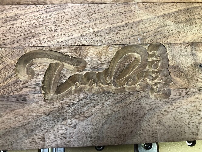 Finished Engraving Close up
