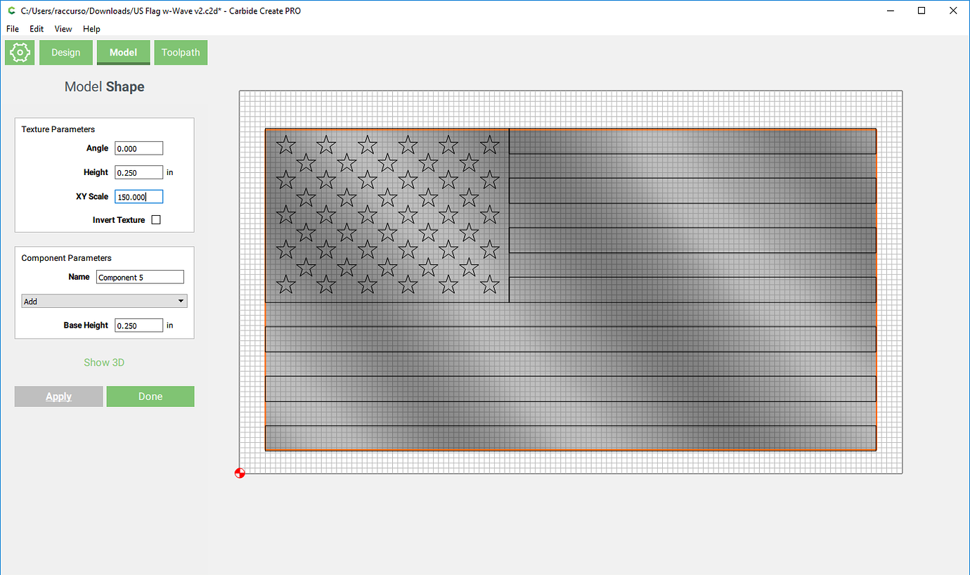 Carbide Create Pro wavy flag - Carbide Create - Carbide 3D Community Site