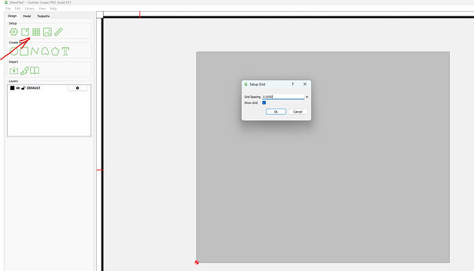 Grid spacing