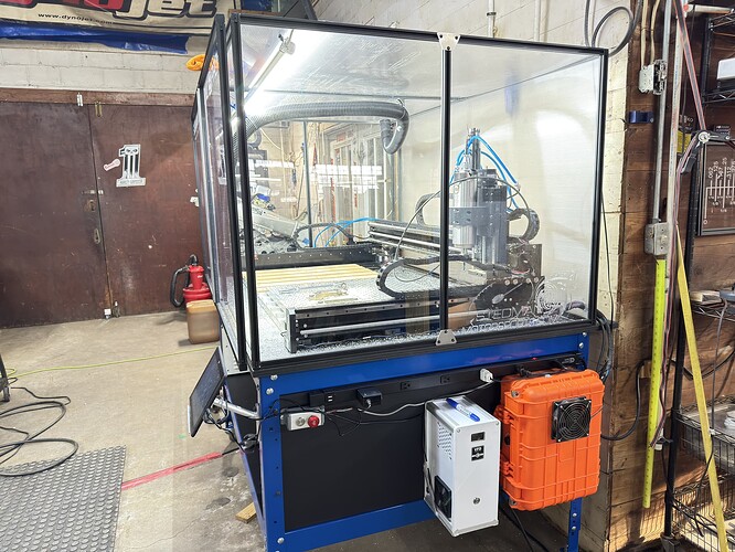 CNC Enclosure Right Side