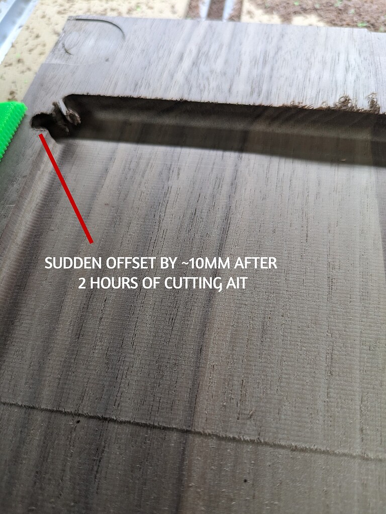 Losing steps on X axis whilst cutting air? - Shapeoko 5 Pro