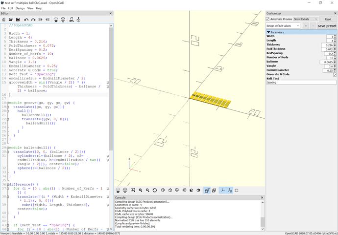 Doing CAM in OpenSCAD - Unsupported - Carbide 3D Community Site