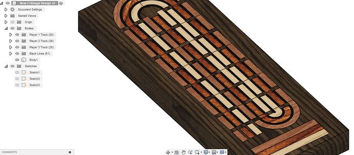 new cribbage board