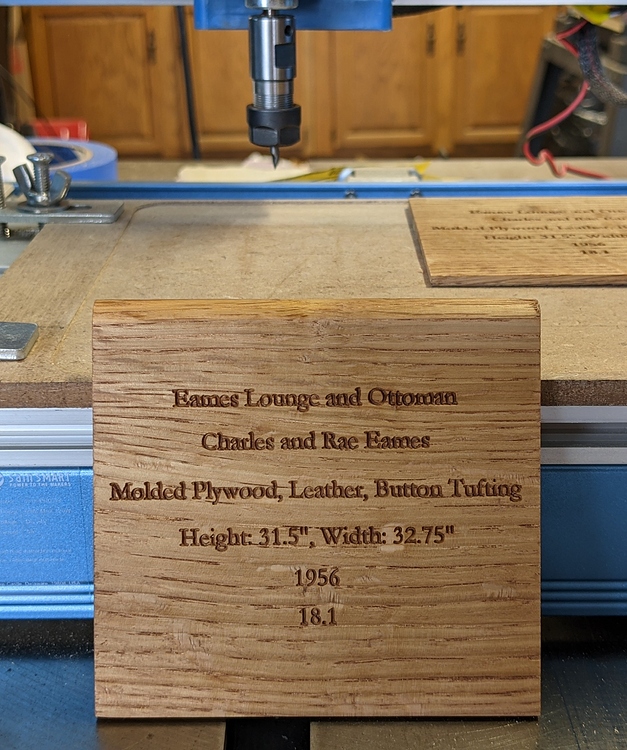 Small Text VCarve Engraving on Cherry Carbide Create Carbide 3D Community Site