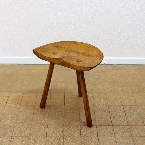 hand-carved-stool-in-solid-wood-1940s