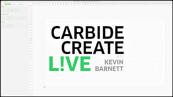 Carbide Create Live - Youtube Thumbnail V1