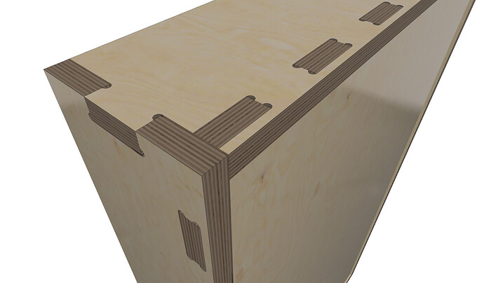 Open Case - mortise-and-tenon