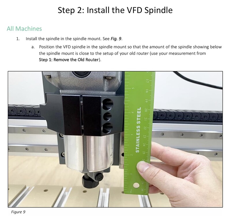 Spindle Height 65mm spindle height on new 5pro - Shapeoko 5 Pro - Carbide 3D Community ...