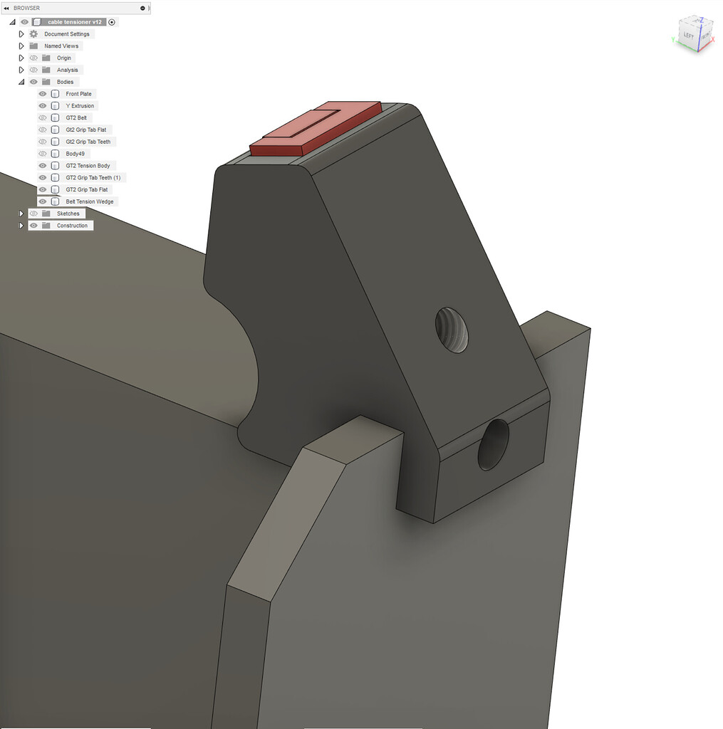 Belt Tension Clips and 3D Printed Parts (Or Machined Aluminum ...