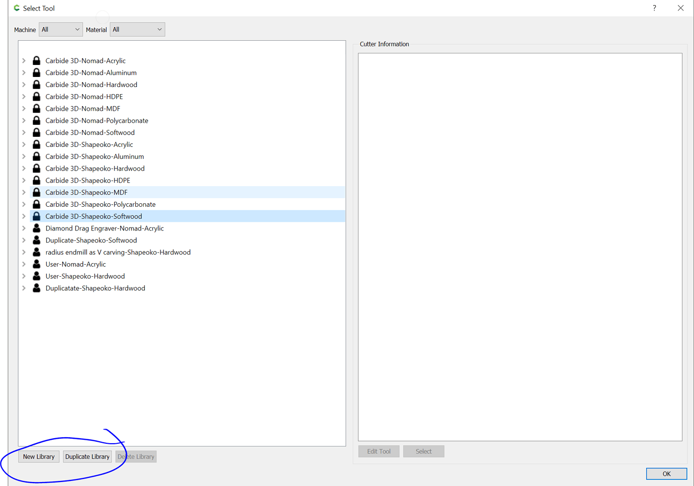 Missing tool library Carbide Create Carbide 3D Community Site