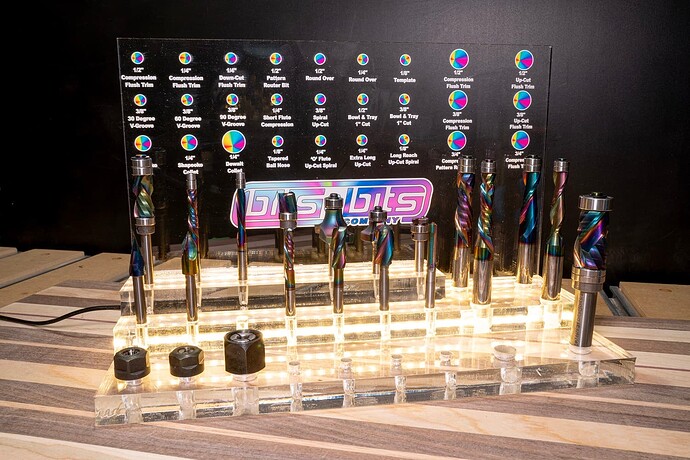 Acrylic Bit Stand