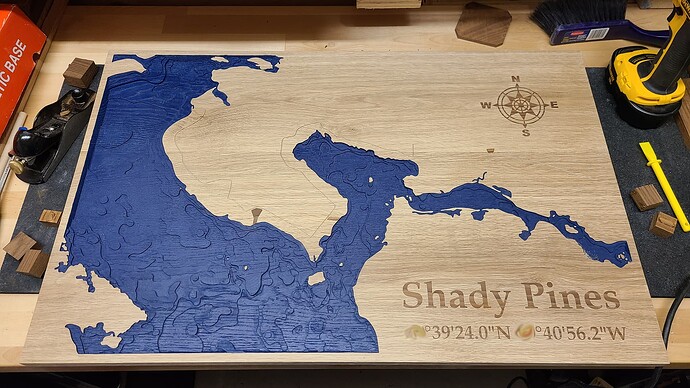 Shady Pines Map