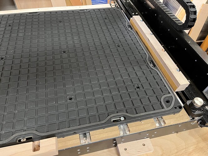 1 Right side bolted to cnc table