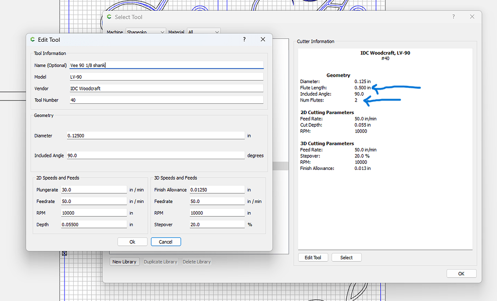 DEI クリフォード CliffNet Wizard Pro 設定ツール Edit Tool for non Carbide 3D Tool - How To - Carbide 3D Community Site