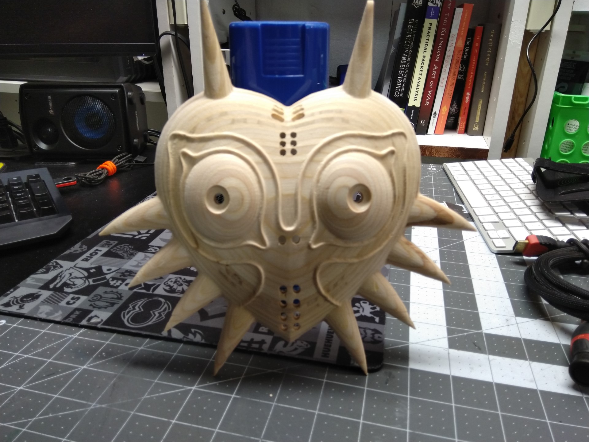 STL file Majora's Mask, MMU and single extuder 🔗・3D printing