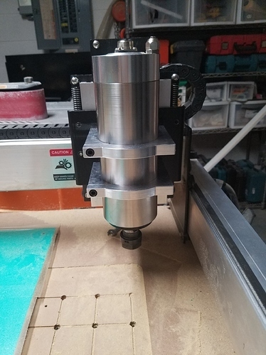 Shapeoko water store cooled spindle