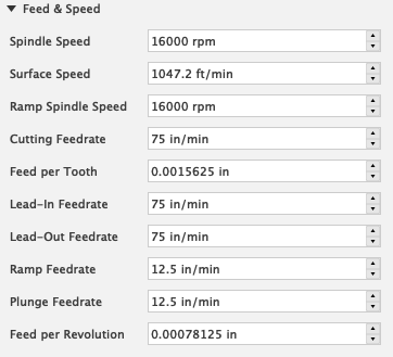 Cnc Feeds And Speeds Chart Wood